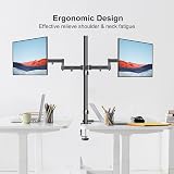 Bracwiser Dual Fully Adjustable Monitor Arm Stand MD7842 31.5 Inch Pole view 3