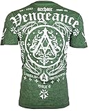 Archaic AFFLICTION Men's T-Shirt VENGEANCE Fighter Biker