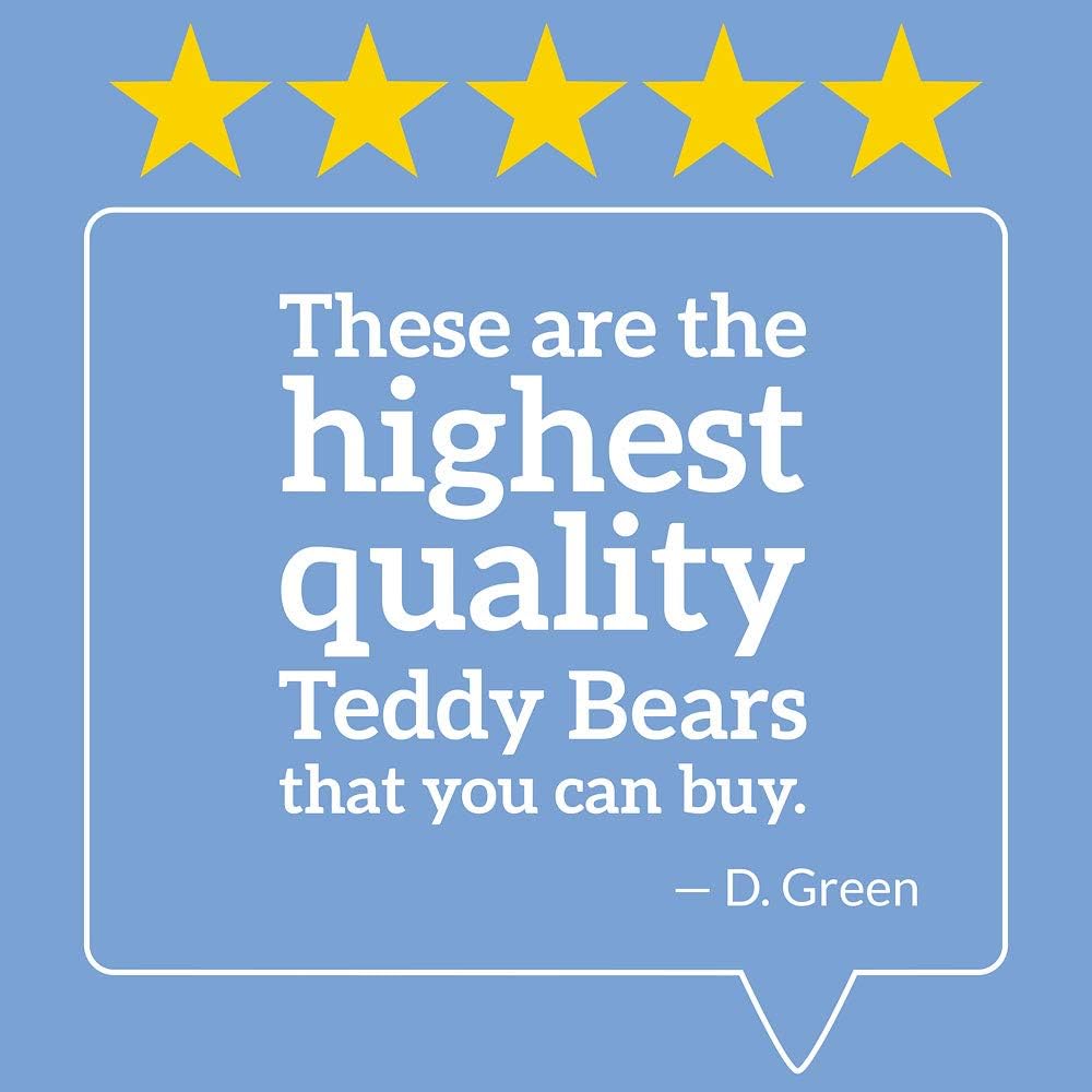 Vermont Teddy Bear Stuffed Animals - 18 Inch, Almond Brown, Super Soft: Toys & Games