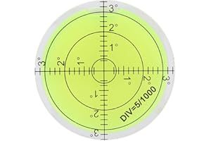 Portable Round Level Bubble High Precision Horizontal Bubble Level Measuring Tool Small Level Bubble for Electronic Scale for