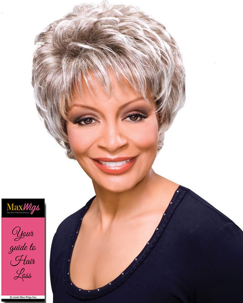 Amazon Com Gail Wig Color 2 Foxy Silver Wigs Short Wispy