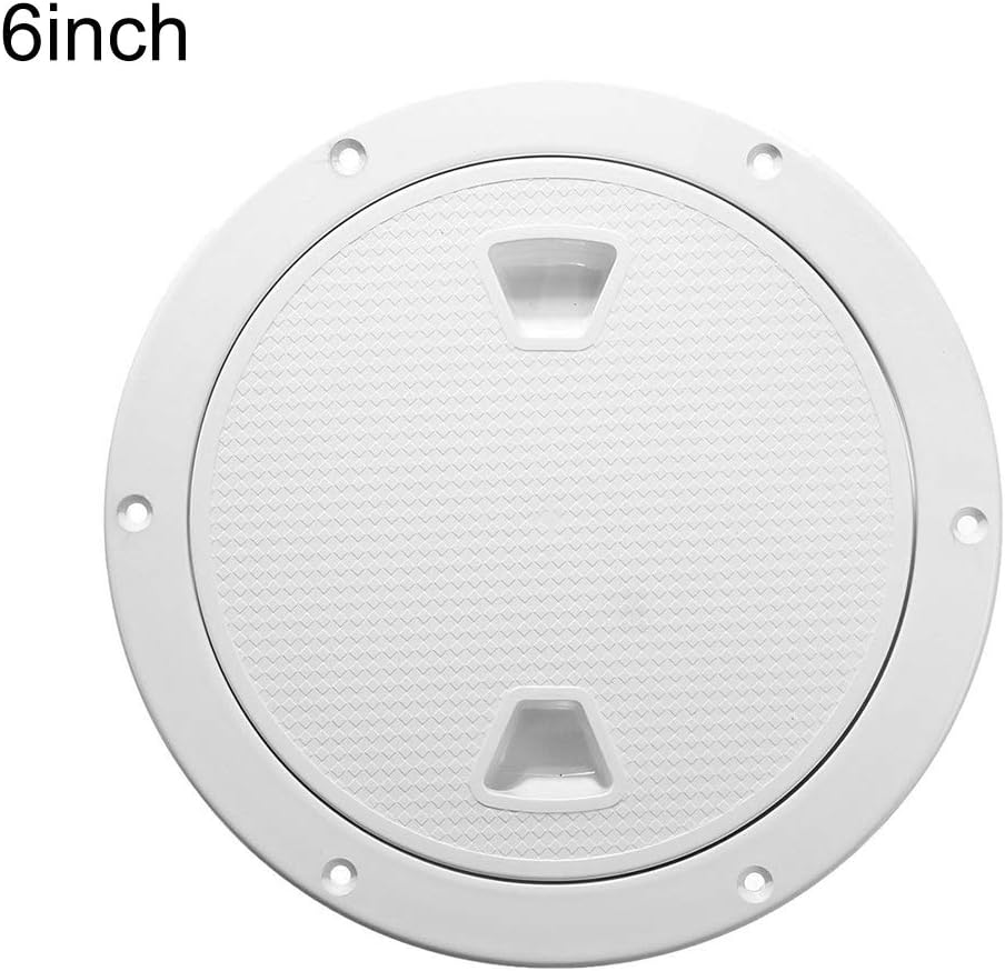 UTUT Hatch Cover 4/6/8 Inch Round Hatch Cover Non-Slip Deck Plate for Marine Boat Kayak Canoe 6 inch