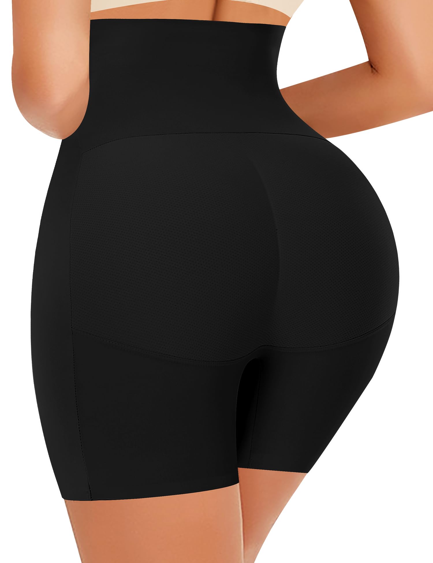 Photo 1 of DERCA Butt Lifter Panties Padded Underwear for Women Seamless Booty Pads Hip Enhancer Panty (#2 Black (tummy Control),X-Large)