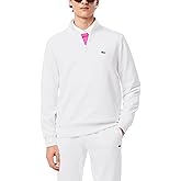 Lacoste mens Core Collection Regular Fit Classic Zip Up Mock Neck Sweatshirt