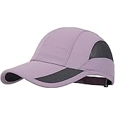HH HOFNEN Quick Dry Baseball Cap Unstructured Running Cap Water-Resistant UPF 50+ Mesh Golf Sun Hats for Men Women
