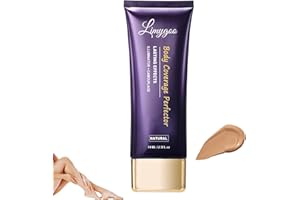 LIMYGOO Body Coverage Perfector, Natural Radiance, Waterproof & Sweatproof, Leg and Beauty Body Makeup for Dark Spots Tattoo Cover Up Makeup Liquid (NATURAL)