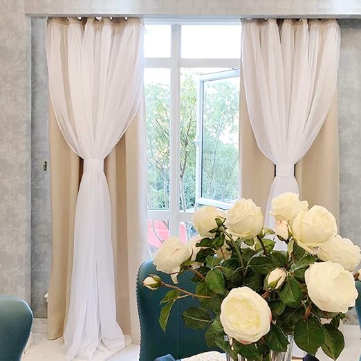 Amazon Com Pony Dance Sheer Curtains Blackout Heavy Duty Light