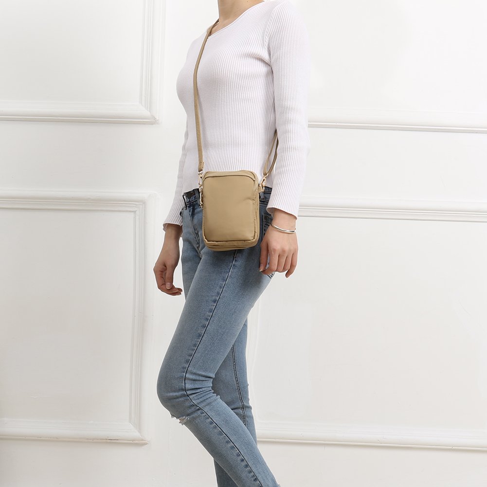 crossbody purses,HAIDEXI Small Crossbody Bags Cell Phone Purse Smartphone Wallet For Women (A-WHITE)