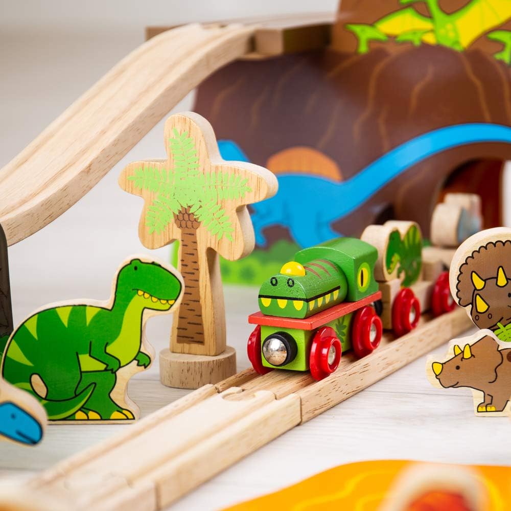 bigjigs dinosaur train set