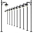Evemodel LYM22 10pcs Model Railway Train Lamp Post 6.5cm or 2.56inch Street Lights HO OO Scale LEDs New
