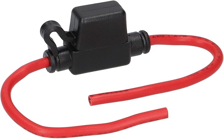 Amazon エーモン ミニ平型ヒューズホルダー Dc12v 360w Dc24v 7w 30a Max E425 車 バイク 車 バイク