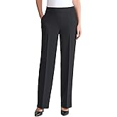 Kasper Womens Stretch Crepe, Elastic-Back Pant