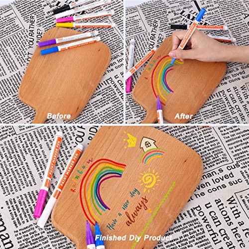 5 Acrylic+Painting+Markers+Ceramic+Quick+Dry