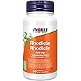 NOW Supplements, Rhodiola 500 mg, Helps Body Adapt to Stress of Daily Life*, Adaptogenic Herb*, 60 Veg Capsules