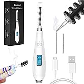 Etcokei Thread Burner, USB Rechargeable Thread Zapper with LCD Display, Burn and Melt Easily, Cautery Pen for Beading, Weavin