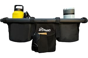 BOOYAH STROLLERS Double Stroller Organizer for Bob Duallie and Baby Jogger City Mini GT