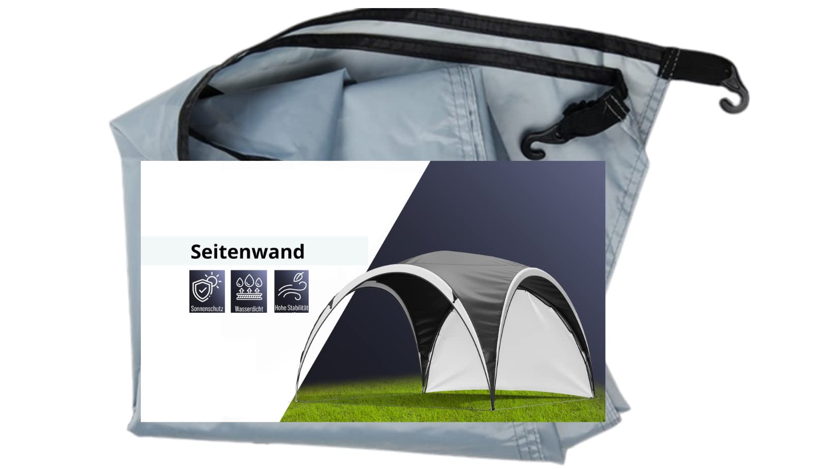 ROODZ Side Panel Gazebo 3 x 3, Accessories, Side Panel, Waterproof, UV Protection 50+, Order Now!