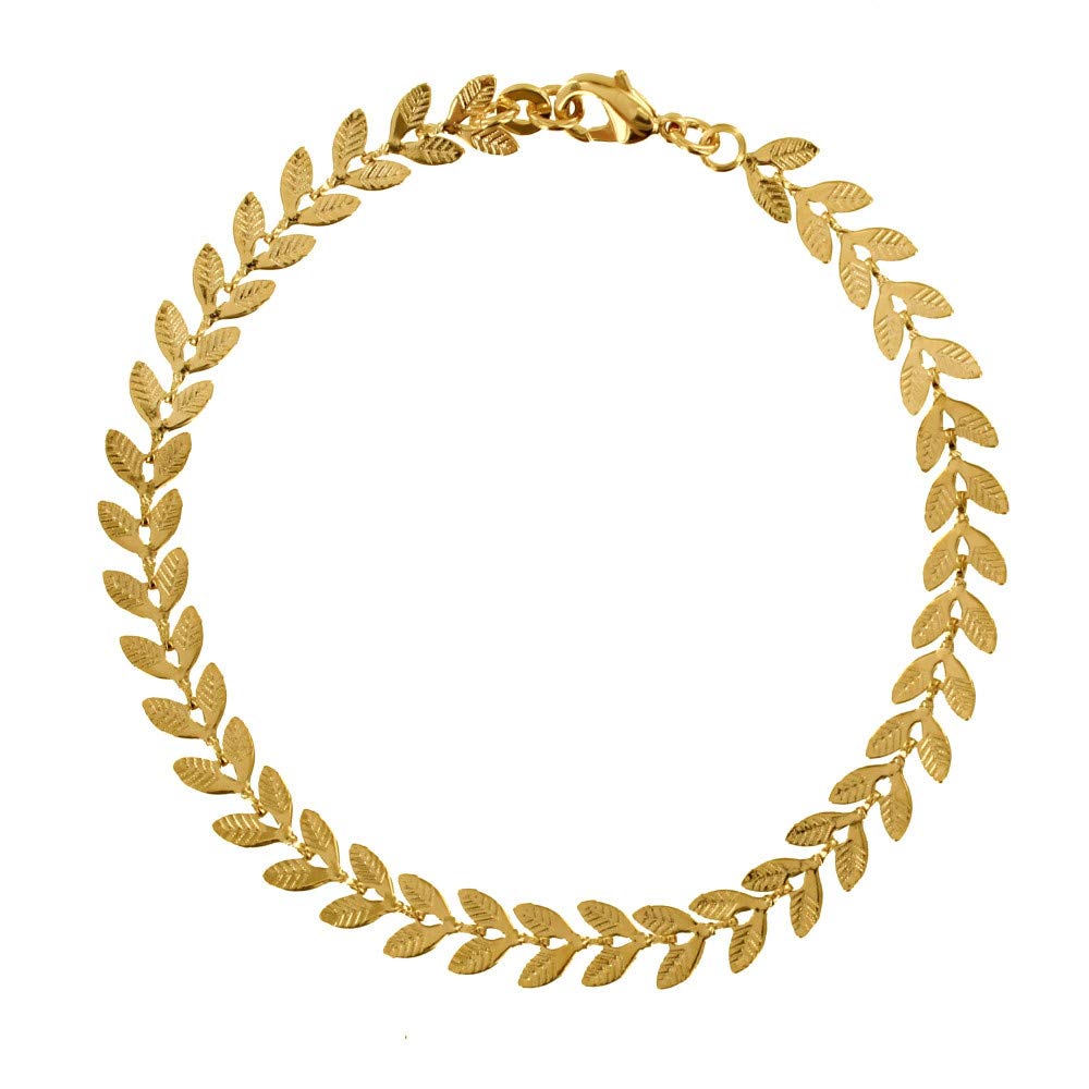 LES POULETTES BIJOUX - Gold Plated Bracelet Laurel - taille 16 cm