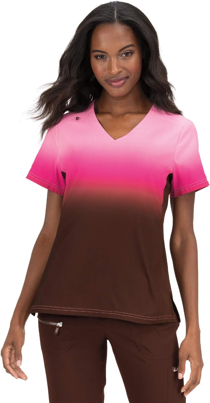 KOI Lite 370PR Women's Ombre Reform Scrub Top