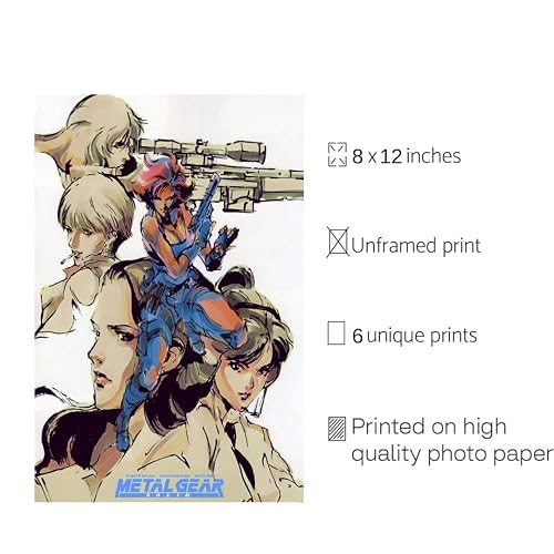 その他 L GEAR SOLID 4 + ZOE E3 Press Sheet Ouroboros Art & Design - MGS - Metal Gear Solid Posters Gaming