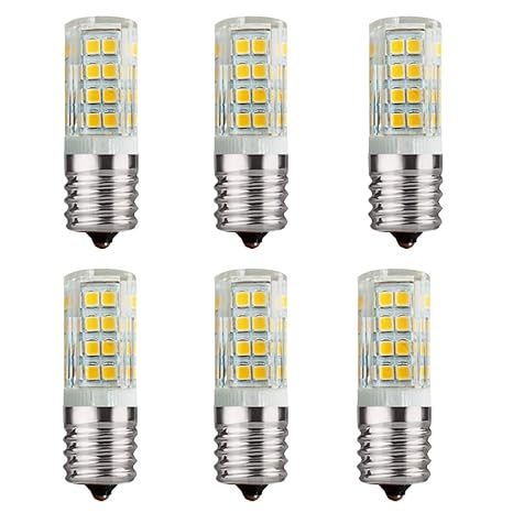 6 piezas E17 110 voltios 4 vatios LED horno microondas ...