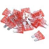 60 Fusibles Automobile 10A Lame Mini - Lot De Fusibles Rouges Pour Voiture Et Moto
