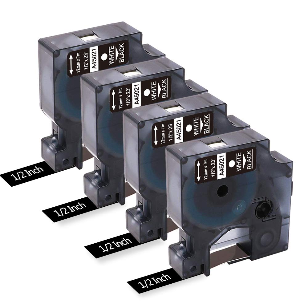 Best Dymo Label Tape 12 In X 10 Ft 12Mm 3M