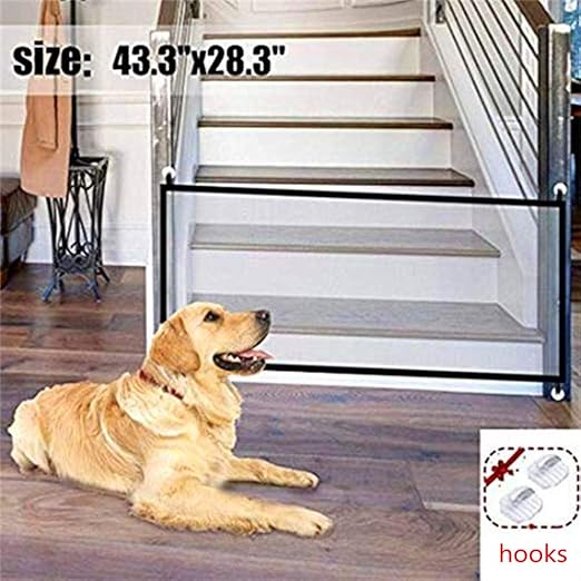 magic gate portable folding safe guard for pets