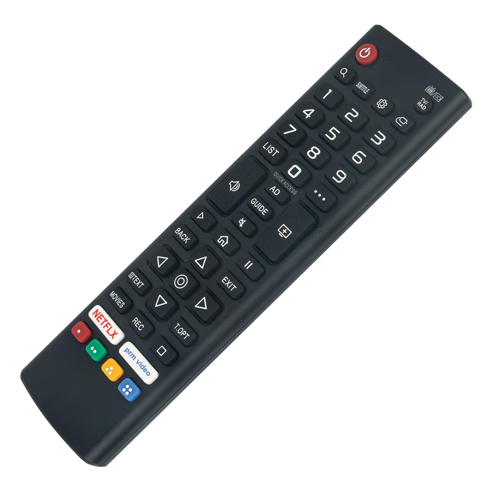 AKB76037001 VINABTY Replace Remote Control Fit for LG B219 IHC13FA401 QT50WX73 QT45WX73 QT39WY73 QT32WY73/AVTEX W195TS W215TS W249TS W279TS