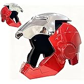 Tevigo Wearable Hero-Style Helmet with Glowing Eyes – Cosplay Mask for Kids and Teens,Great for Halloween,Birthday Gifts