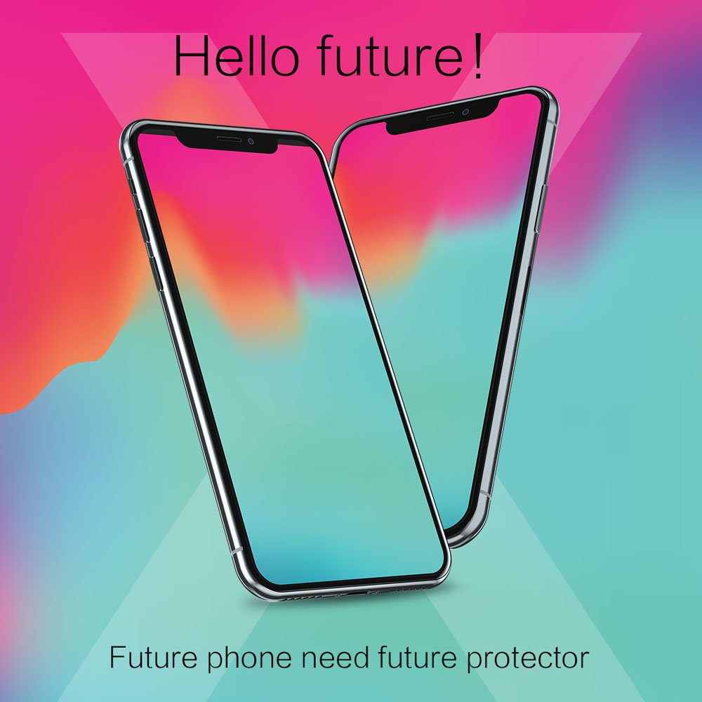 iPhone X Privacy Screen Protector,iPhone X Screen Protector Tempered Glass [Anti-Spy] [Privacy Glass] [Case Friendly] [Free - Lifetime Replacement Warranty] [No Lifted Edges] For iPhone X