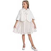 Hotshawl Girl's Winter Warm Cape Faux Fur Wraps Cape Sweet Princess Shoulder Capes