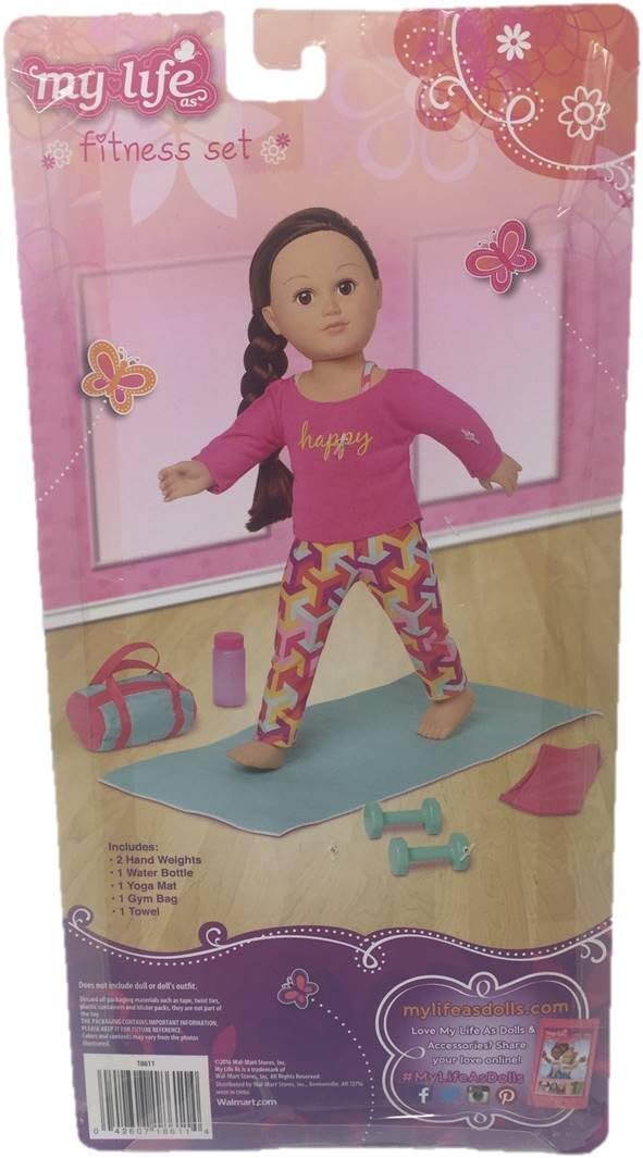 Amazon Com My Life Fitness Accessories Set For Dolls Toys Games