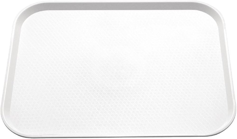 Olympia Kristallon Fast Food Tray Medium 415x305 mm White Polypropylene