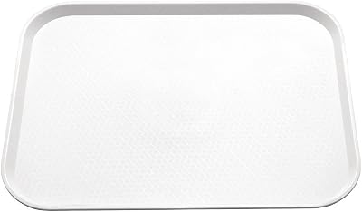 Olympia Kristallon Fast Food Tray Medium 415x305 mm White Polypropylene