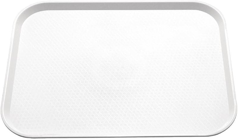 Olympia Kristallon Fast Food Tray Medium 415x305 mm White Polypropylene