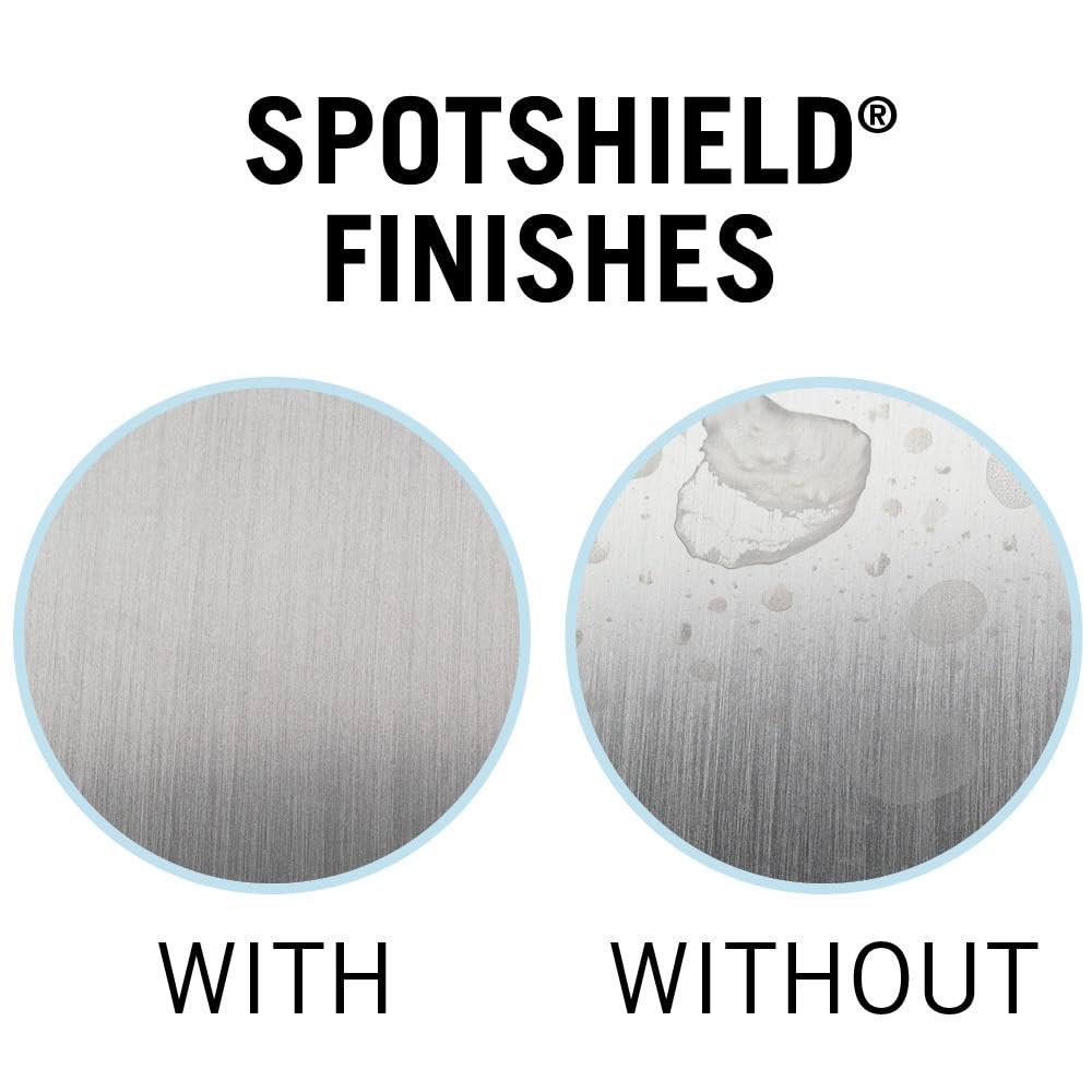 Delta Ophelia Brushed Nickel Kitchen Faucet with Pull Down Sprayer, Modern Single Hole Kitchen Sink Faucet, Single Handle, SpotShield Stainless 19888Z-SP-DST