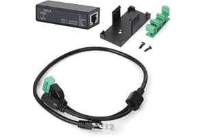 Oumefar RS485 to WiFi Serial Server HF7221 Wireless Communication Module with Builtin Antenna RJ45 Interface for Industrial I