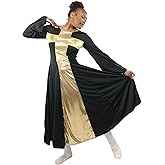 Danzcue Womens Praise Cross Long Dress