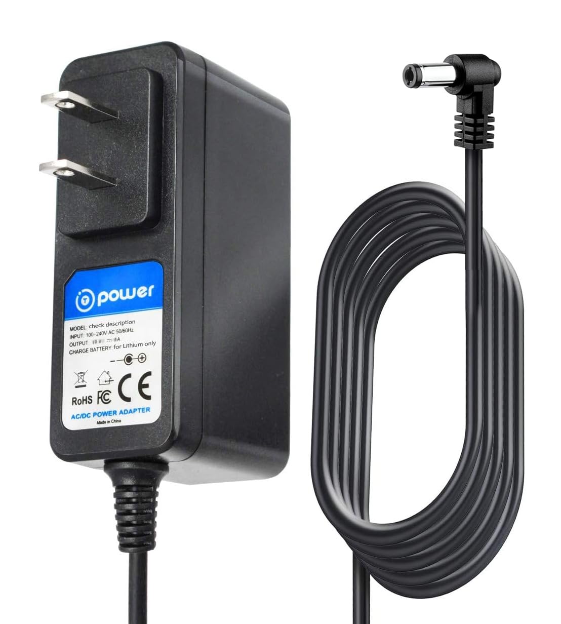 T-POWER 36V Ac Dc Adapter Charger for CND led Light Nail Lamp Dryer UV Shellac Model YS35-3601000U, UV KLC-3600100 9200 90200 09200 C09200 JP3600 GM-769323 769323 Power Supply