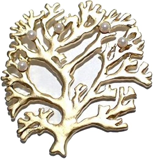 Amazon ルチカ ブローチ Luccica ウミウチワ 珊瑚 サンゴ 夏 サマー カジュアル 人気 プレゼント 女性 かわいい お洒落 キュート パール バカンス ブローチ 通販