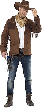 Smiffys Sheriff Herren Kostüm Cowboy Wilder Westen Gesetzeshütter