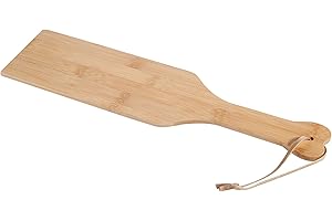 DOMG Bamboo Paddle, 16.5 Inch Large Durable Smooth Paddle