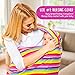Nursing Cover for Breastfeeding, Multi Use Nursing Scarf with Pouch, Carseat Canopy for Boys and Girls, Stroller Cover Scarf, Stretchy Shopping Cart Cover, Babies Carseat Cover, Best Baby Shower Gift