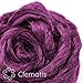 Hemp Fiber for Spinning, Blending, Felting & Fiber Arts. Natural Vegan Combed Top. Clematis