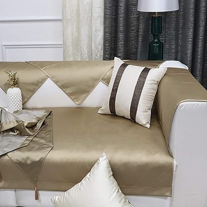 Amazon De Qyn Nachhaltiges Nein Slip Satin Sofabezug Wasser Proof Ol Proof Kombination
