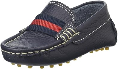 boys navy loafers