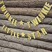 Tinksky TWINKLE TWINKLE LITTLE STAR Banner Baby Shower Birthday Party Decoration (Gold)