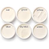 MizoArt SIX Color Invisible UV Paint Set For Indoor/Outdoor Use or Invisible UV Black light Paint Set 0.7oz/pot