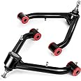 2-4 inch Front Upper Control Arms For 1999-2006 Chevy Silverado GMC Sierra 1500, 2-4" Lift Adjustable Control Arm Constructed from Tubular Steel with Ball Joint Fits 2000-2006 Suburban Yukon XL 1500